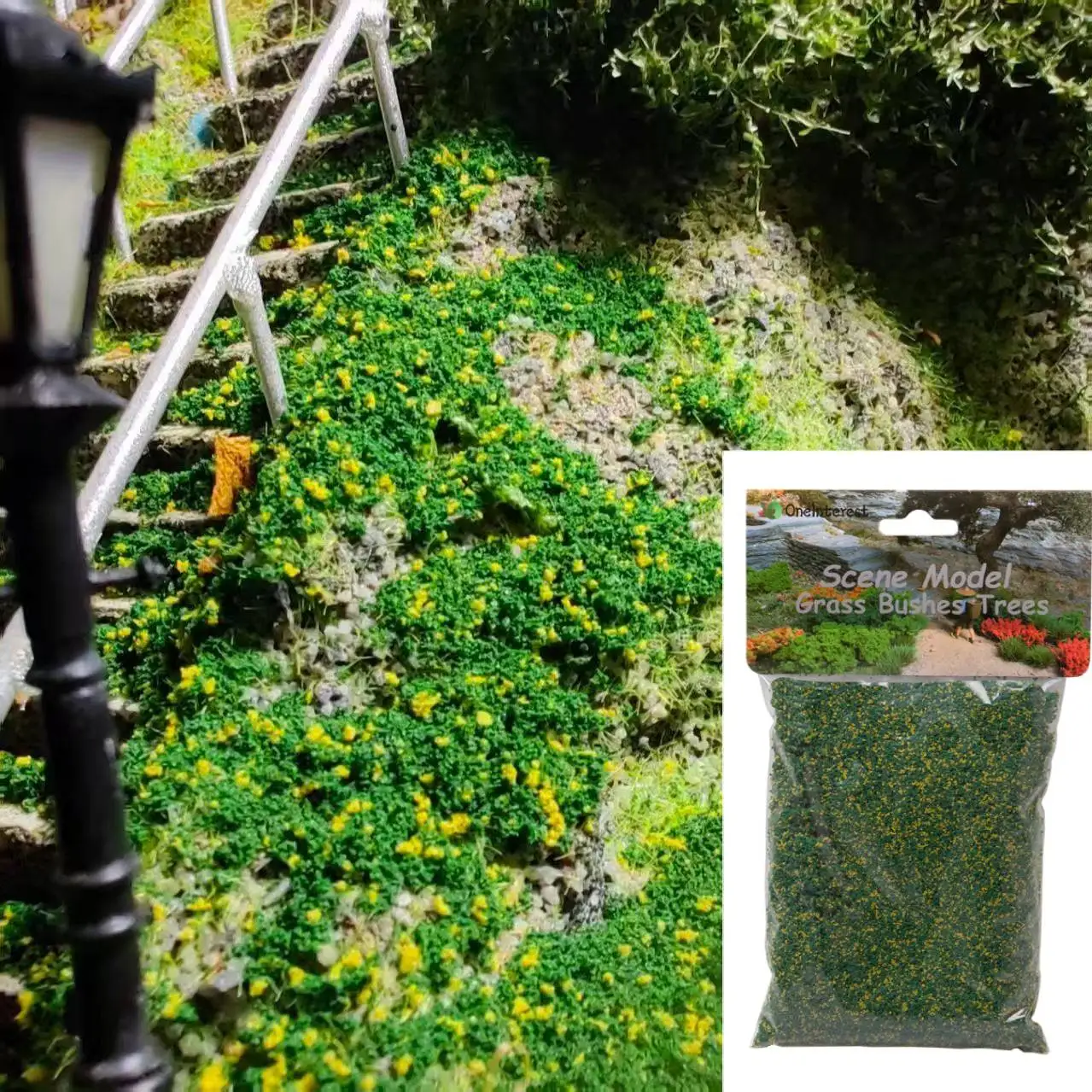 Miniature Terrain Powder Sponge Tree Powder for Diy Model Making/Military Scenery/Wargaming/Railroad Scenery/Landscape/Dioramas