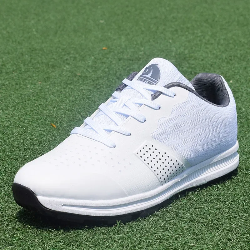 

New Golf Shoes Luxury Golf Sneaker Comfortable Walking Footwears for Golfers Male Mid-Top