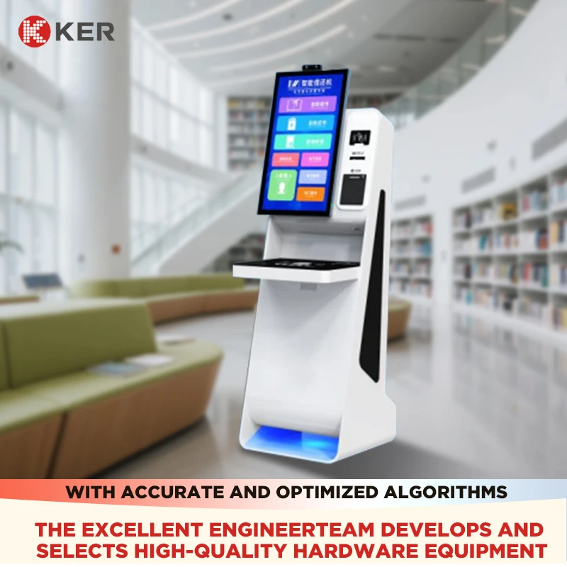 Library Multi-Functional Self-Service Kiosk With RFID Card Swiping & Scanning Returns & Borrowing Machine SDK Function