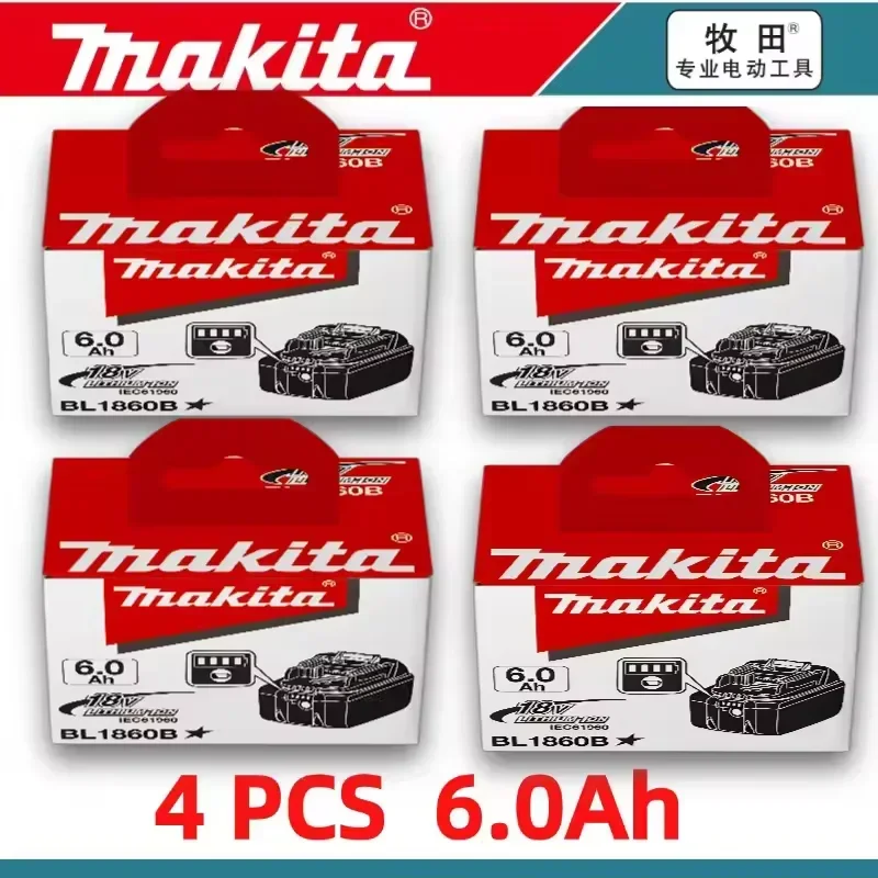 Batterie Makita 18V pour outils électriques Makita 18V La batterie rechargeable 18V Makita BL1860B peut remplacer BL1850B LXT400