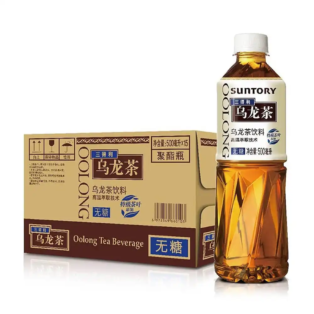 Чай Suntory Oolong, без сахара, 500 мл * 15 бутылок/искусственный чай