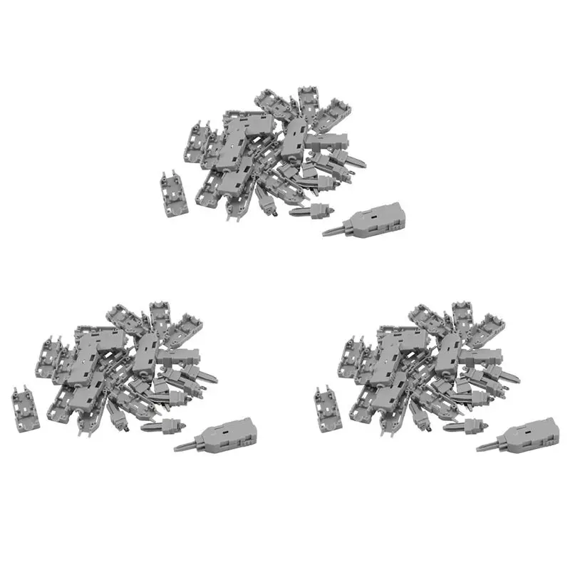 ABKQ-30Pcs 110 Test Head Rj11 Voice Connector Mdf Check Phone Voice For Krone Module Telecom Patch Panel