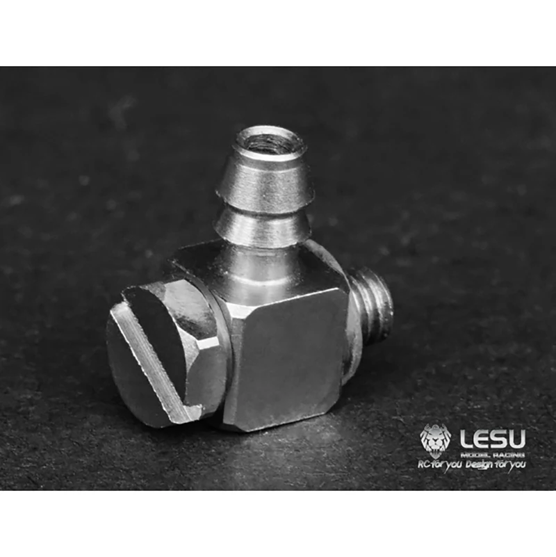 LESU Spare Part B Metal M3 Curved Nozzle For 1/14 RC Tractor Truck Tamiyay Outdoor Toys TH02405