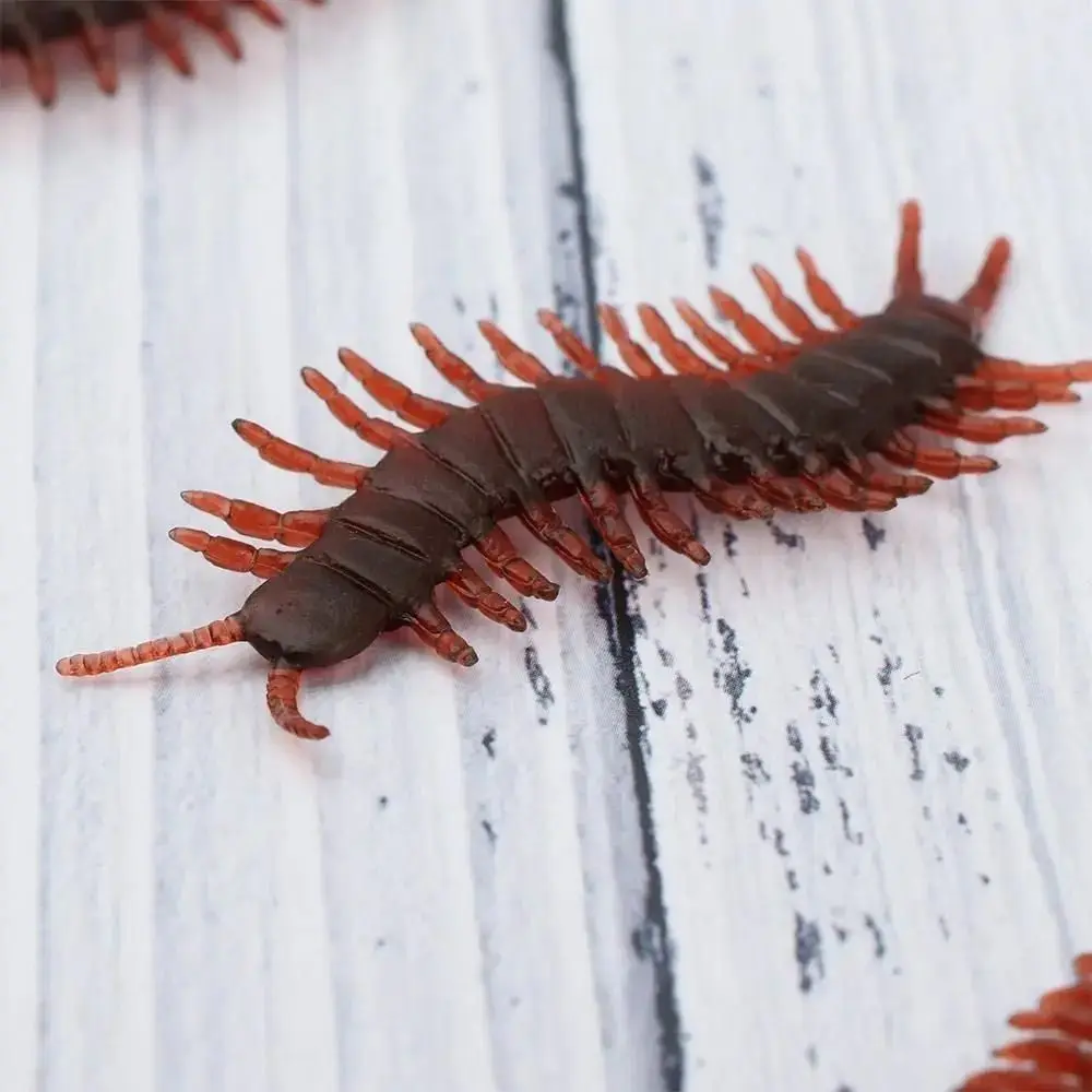 20Pcs Rubber Scorpion Simulation Cockroach PVC Soft Simulated Insects Tricky Props Scorpion Gecko Centipede Funny Toys