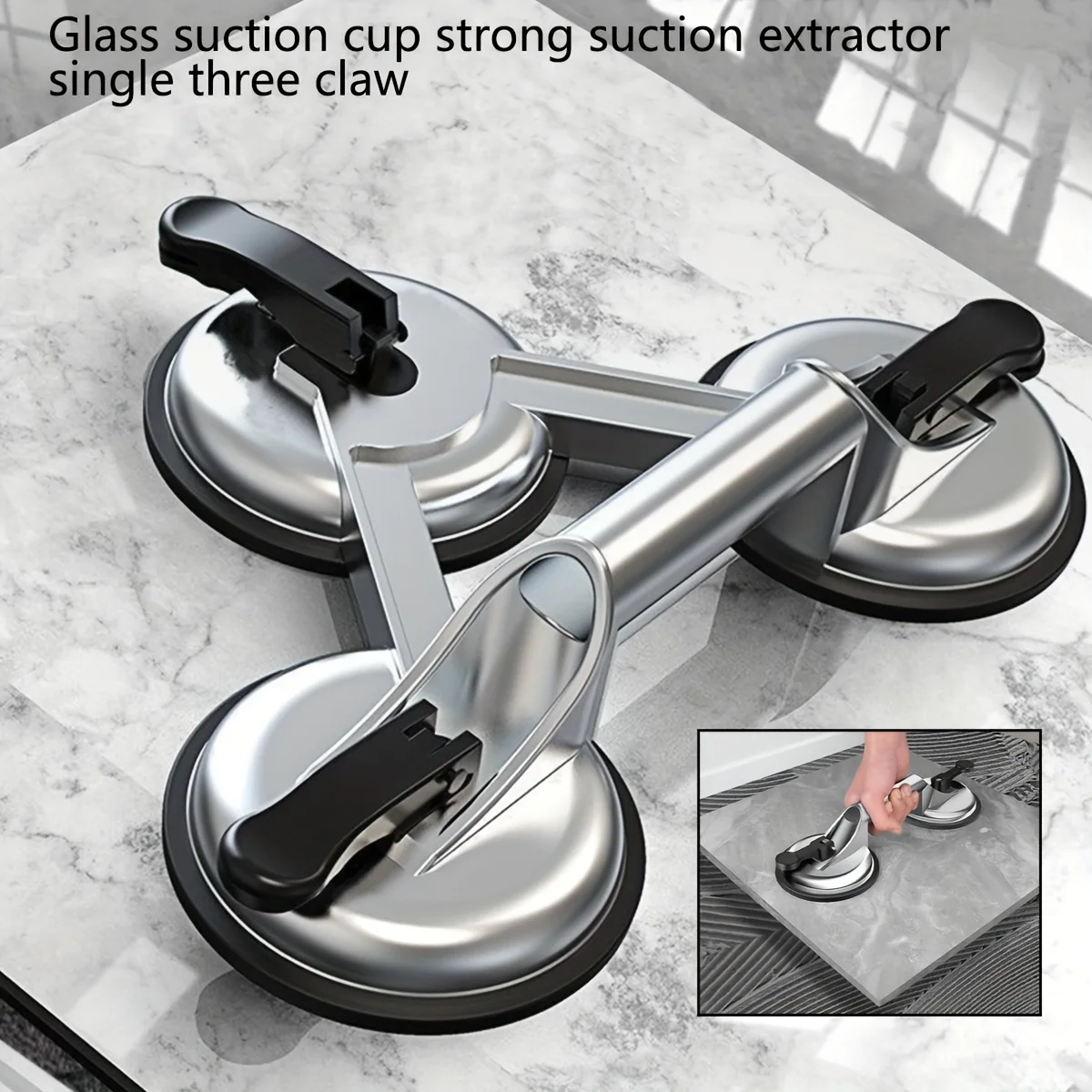 For Heavy-Duty Aluminum Vacuum Suction Cup/Lifter Bracket/Dent Extractor Glass Suction Cup,Used to Lift Glass/Car Windshields