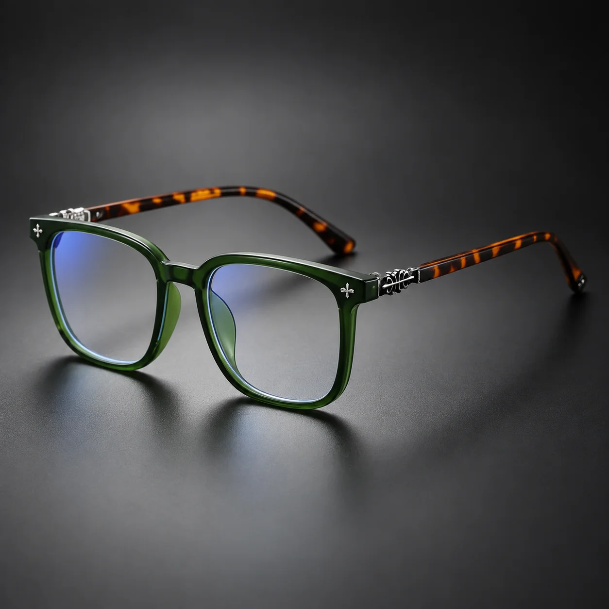 Luxury Retro Square Eyeglasses Anti Blue Light Blocking Computer Glasses Men Women Clear Lens Fashion Eyewear view 5