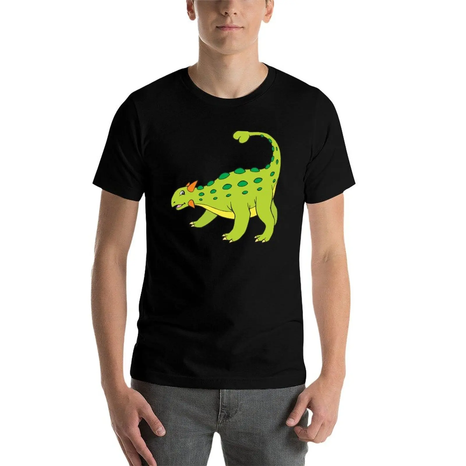 

Ankylosaurus - Cute Dinosaur T-Shirt t shirts for man cotton t shirts for man graphic vintage T-Shirt