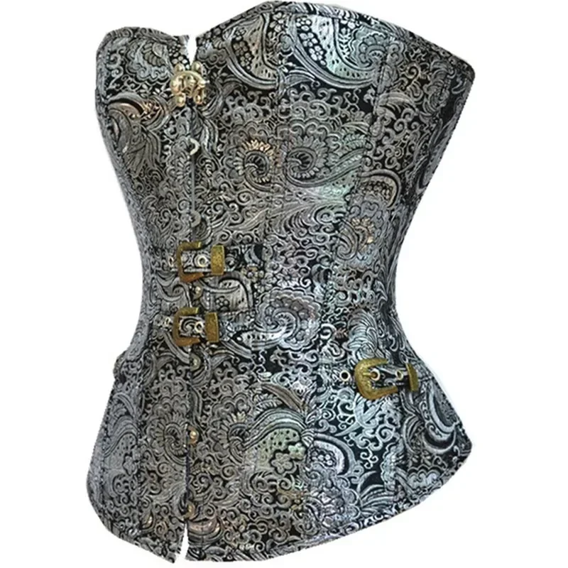 Steampunk Korsett Top plus Größe Frauen Bustier Über brust sexy Schnür Korsett Halloween Vintage Oberbekleidung Gothic Piraten Kostüm