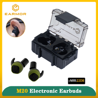 EARMOR® M20 Electronic Earbuds Anti-Noise Earplugs for Shooting Training，Manufacturing Hearing Protection Tactical Headset IPX-4