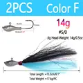 14g 2pcs Col F