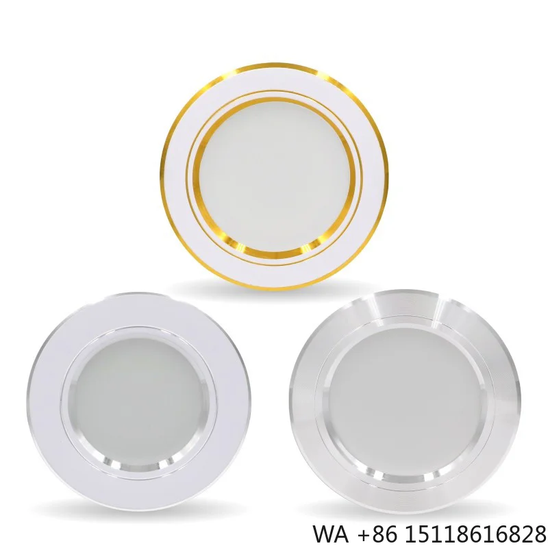 LED Downlight 5W 9W 12W 15W 18W Recessed Round LED Ceiling Lamp AC 220V 230V 240V Indoor Lighting Warm White Cold White