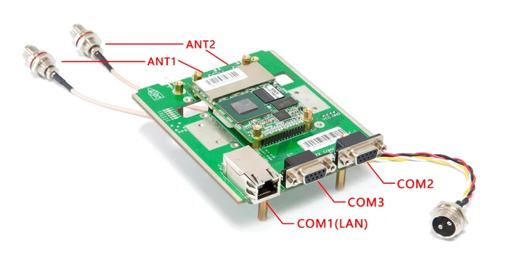 Bynav C1 C2 BY682 M20อีเธอร์เน็ตแบบอนุกรม GNSS GPS RTK บอร์ดรับ EVK ชุดพัฒนา