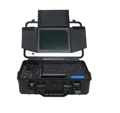 GV8-1208DK 30m-60m Portable Water Well Inspection Camera 29mm 12 LEDs Underwater Borehole Camera 8 Inch Screen