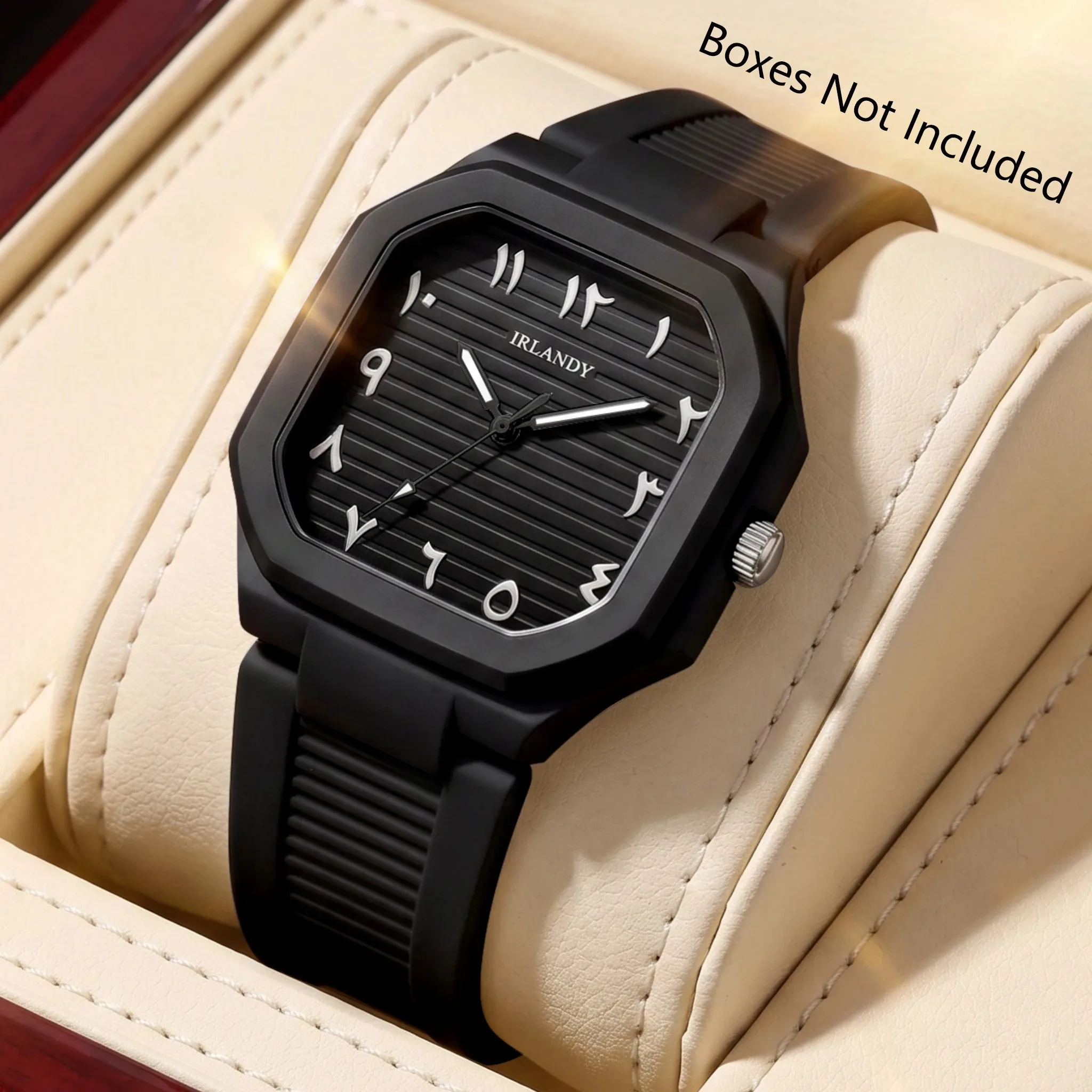Fashion Square Unisex Watches Minimalist Men Women Silicone Strap Sports Quartz Wristwatches Relogio FemininoWithout Box