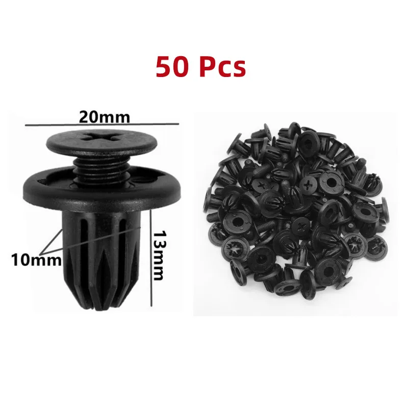 8mm 6mm 10mm Auto Kotflügel Stoßstange Niet Verschluss Auto Push Pin Kotflügel Schraube Clips Für VW Toyota honda Ford Nissan Kia Renault
