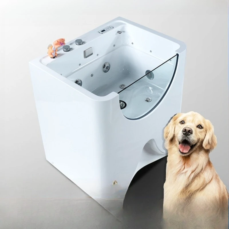 

Pet shop acrylic bathtub household cat dog milk bath bubble bath swimming pool