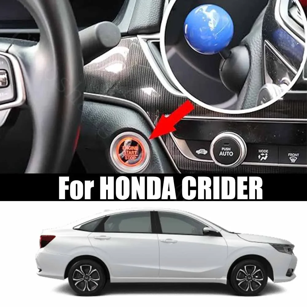 

For HONDA CRIDER Car Engine START Button Replace Cover STOP Switch ball style Car Accessories