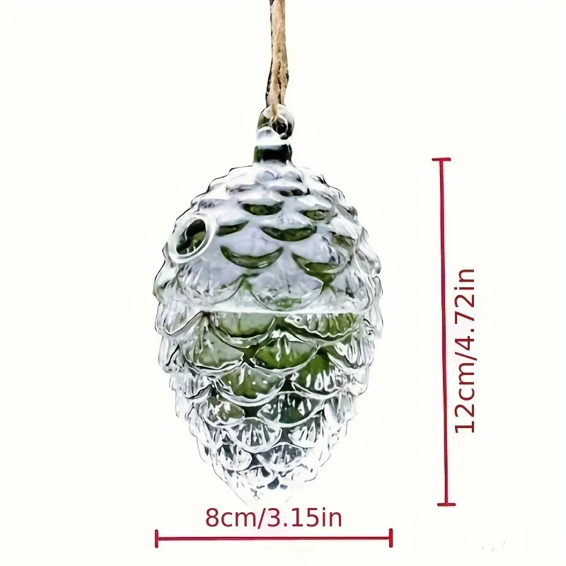 Glass Wild Bird Feeder Multiple Shapes Outdoor Bird Feeder Hanging Food Containerr Garden Courtyard Exterior Decoration