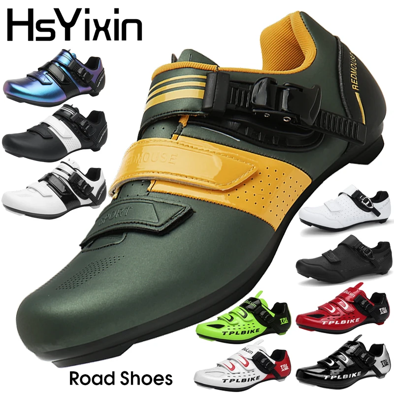 

HsYixin Unisex Breathable Cycling Road Shoes Professional Road Bike Boots Cycling Sneakers for Men And WomenTraining Footwear
