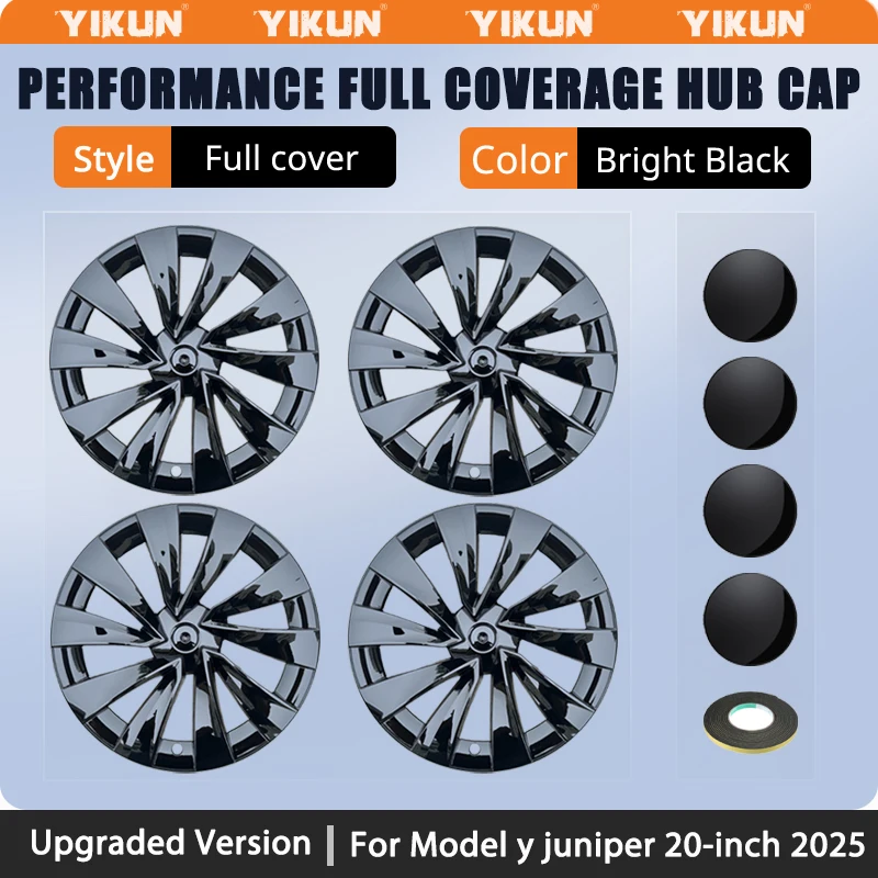 4 Stuks Wieldoppen 20 Inch Voor Tesla Model Y Juniper 2025 Prestaties Wieldop Voor Helix 2.0 Wielen Naafdop volledige Velg Accessoires