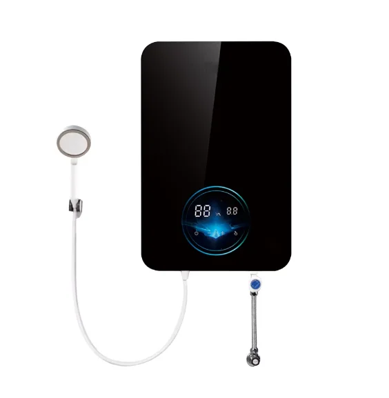 

Умный электрический водонагреватель 100л, пластиковый светодиодный дисплей для домашнего автофургона, отеля и наружного использования, высокая емкость