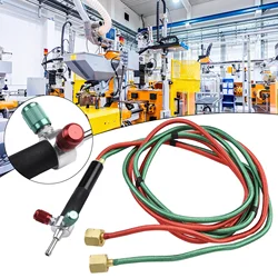 Mini Gas Welding Cutting Oxy Oxygen Acetylene Torch Kit Welder Tool + 5 Nozzles Electronics Repair And Manufacturing
