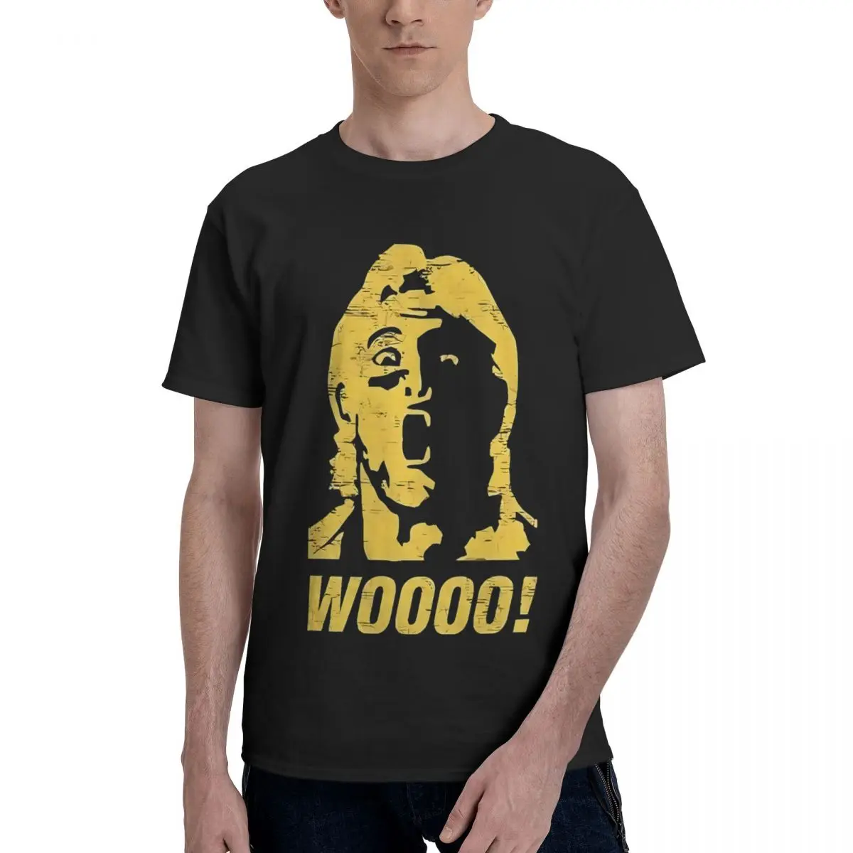 

Ric Flair Woooo 100% Cotton Casual Breathable Confortable Top Funny T-Shirt For Men Men Clothes