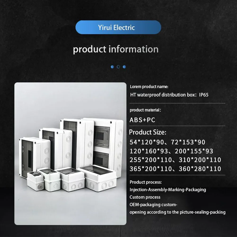 Waterproof and Dustproof Junction Box, Protect Your Electrical Connections, Suitable for Indoor and Outdoor Applications