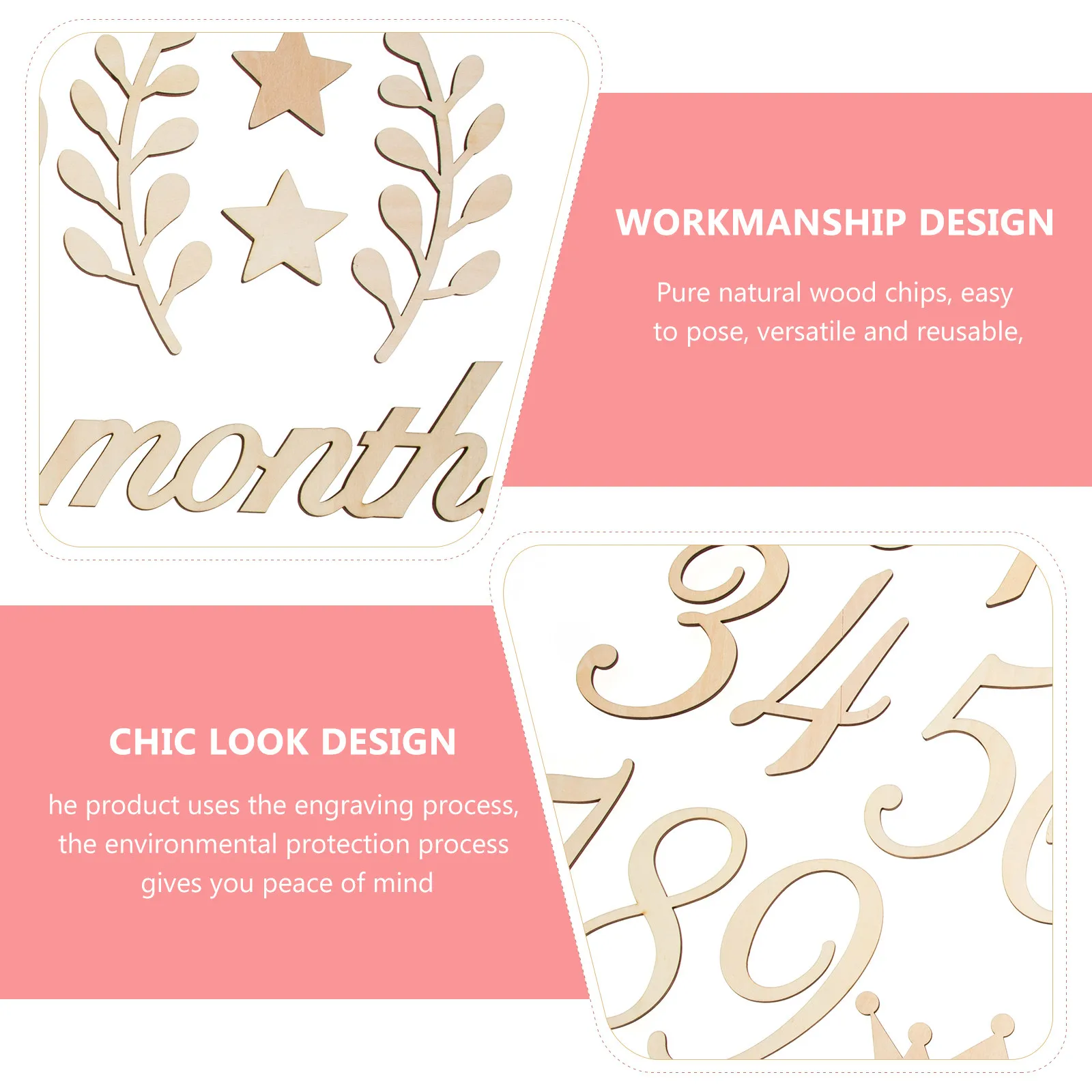 

Набор деревянных карточек с цифрами для фотосессий, табличка для объявления о рождении, декор для вечеринки в честь рождения ребенка, табличка для отслеживания ежемесячного роста малыша