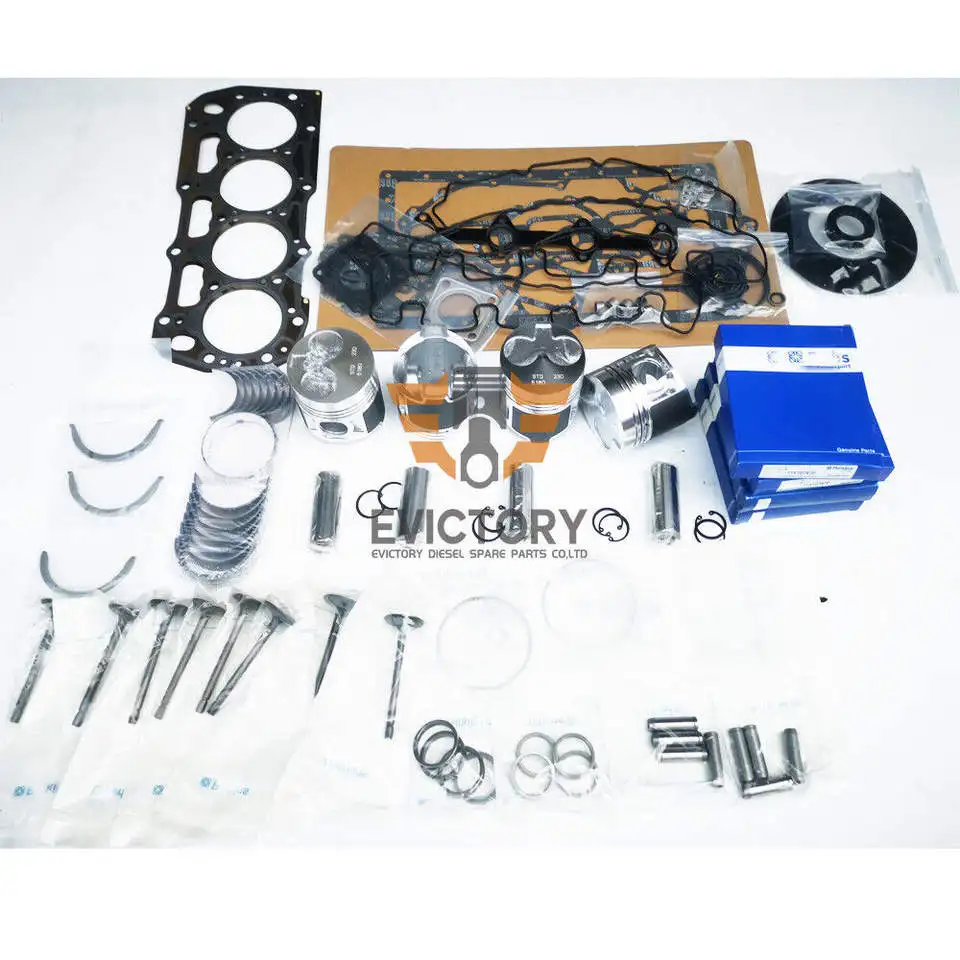 

For Perkins 404D 404D-22 404D-22T overhaul kit piston ring gasket bearing valve