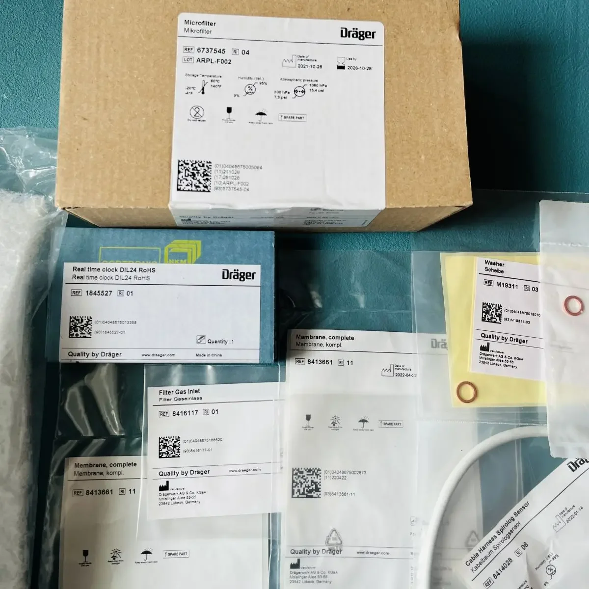 

MX08284 6-Years Service KIT For Savina Vent By Draeger Inc New