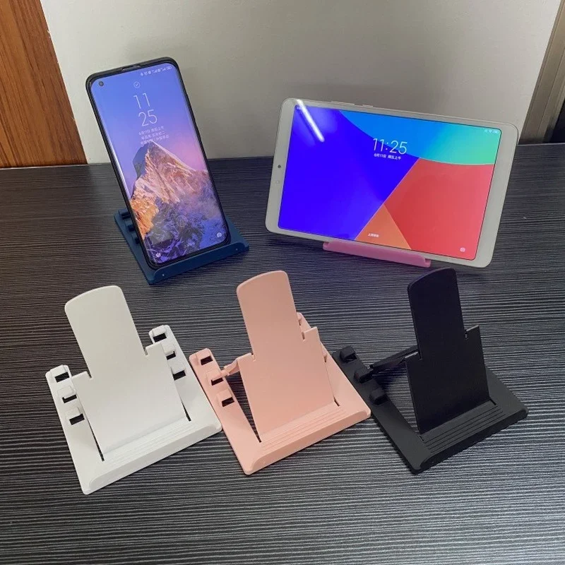 Suporte de telefone celular portátil e dobrável universal de mesa, suporte de mesa ajustável preguiçoso, suporte para ipad, samsung, iphone, huawei, xiaomi