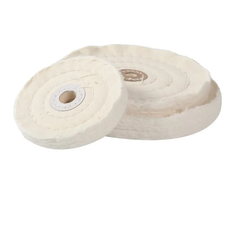 4/6 "× 50 Ruota lucidante Foro interno da 12 mm per legno Metallo Gioielli Lucidatura Panno Ruota Smerigliatrice Utensili abrasivi
