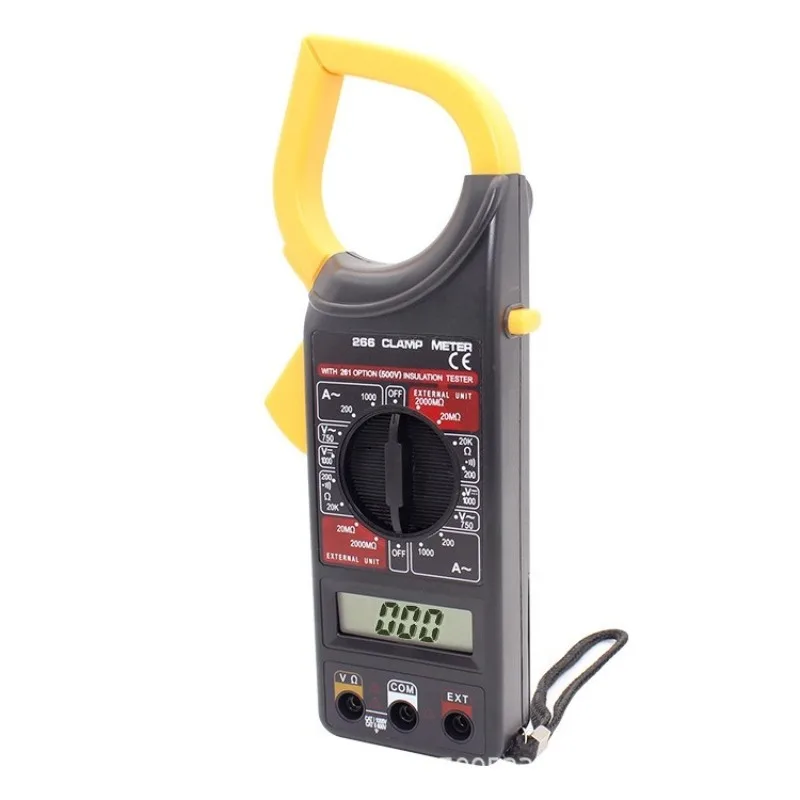 Digital Clamp Meter, Clamp Ammeter, Multifunctional Clamp Multimeter for Current Voltage Testing