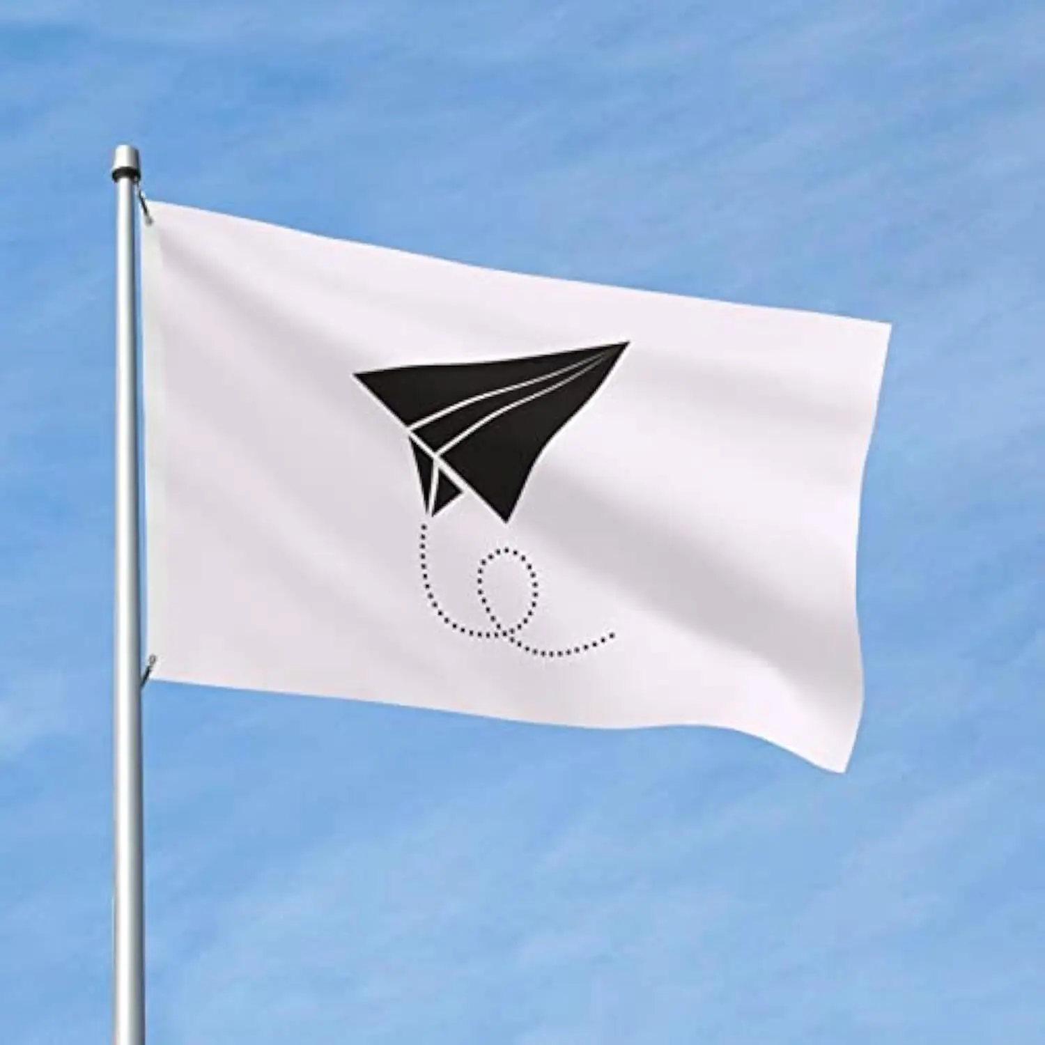 Paper Airplane Flag Outdoor Banner Double Sided Durable Decor Flag with 2 Brass Grommets Patio Garden