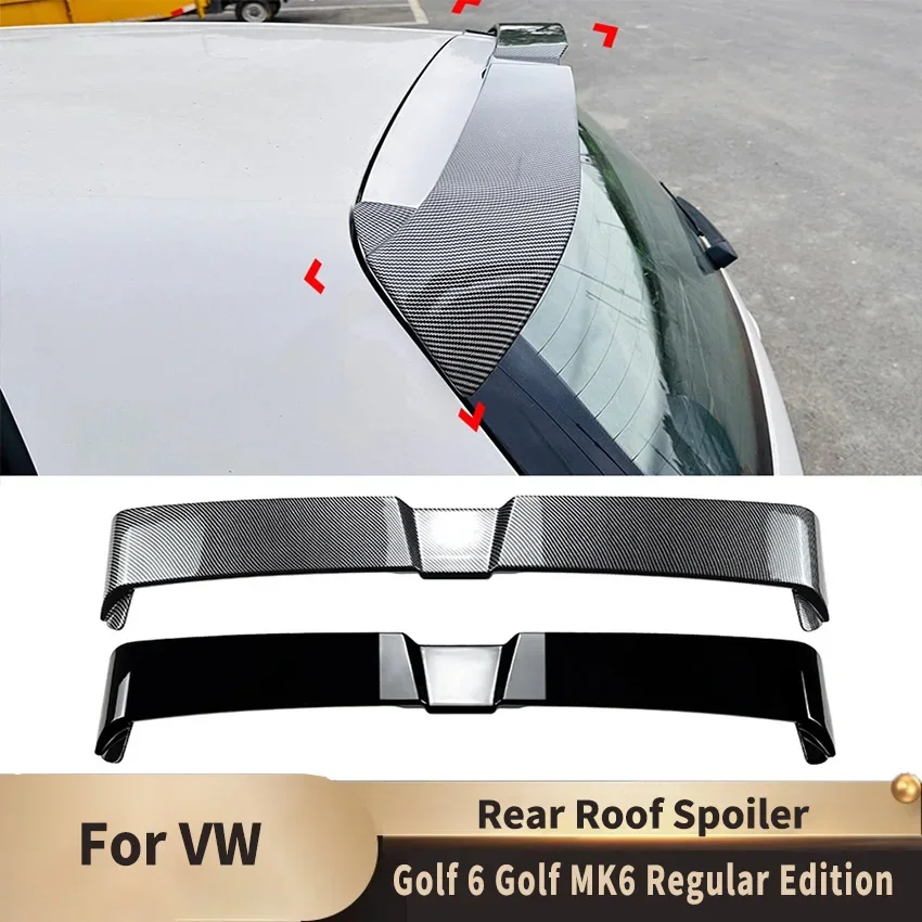 For VW Golf 6 Golf MK6 Regular Edition Odinger Car Tail Wing Auto Accessories Rear Trunk Spoiler Wing Roof Spoiler Wings