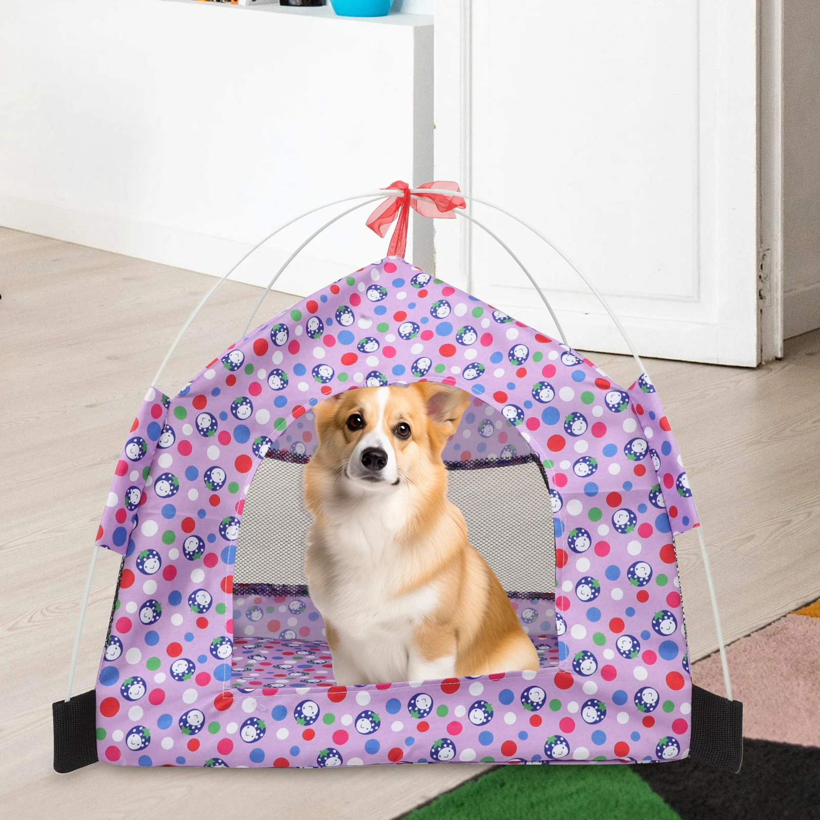 Pet Tent Durable Sun Shelter House Outdoor Dog Wide Doorway for Dogs Easy to