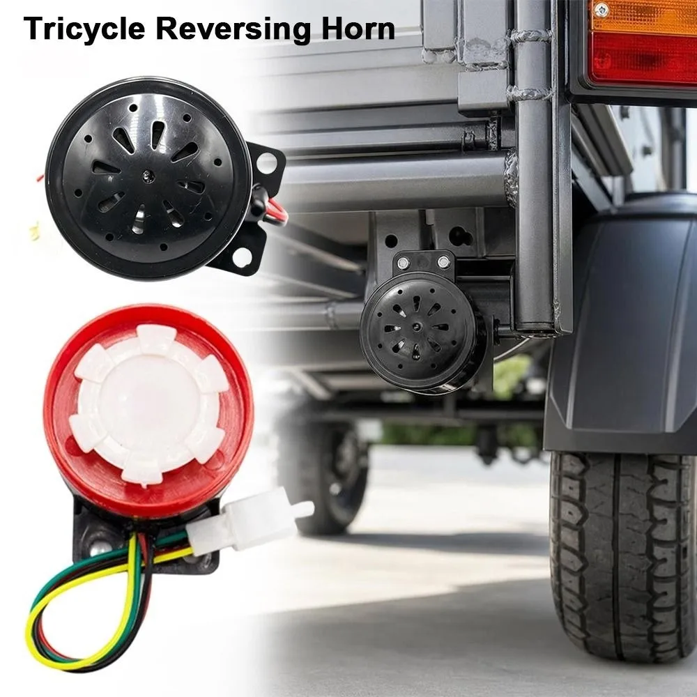 Universal Voice Warning Buzzer Reversing Steering 12v48v60v E-bike Motorcycle Electric Tricycle Accessories Electronic Horn