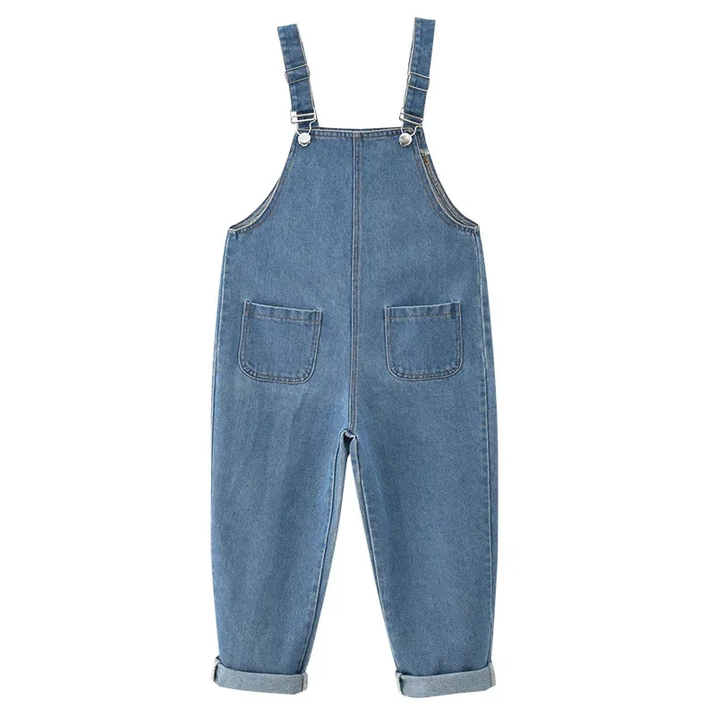 ZOETOPKID 2026 Herbst Kinder Latzhose Jeans für Mädchen Kinder Denim Overall mit Taschen Frühling Teenager Damen Hosenträger-Hose – Detail 6