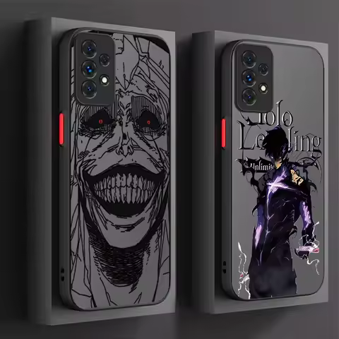 Anime S-Solo Levelings Case For Samsung Galaxy A07 A17 A34 A54 A05 A05S A24 A14 A53 A33 A23 A52 A52S A32 A22 A12 A71 A51 A31