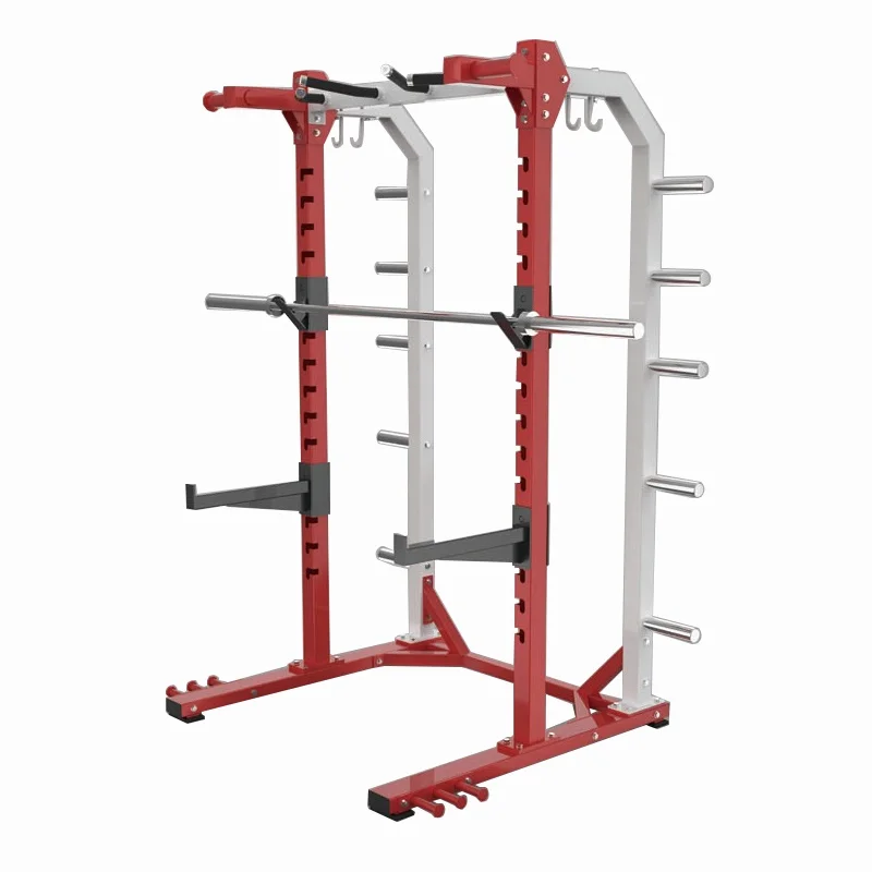 

Multi-Functional Foldable Steel Power Cage Squat Rack Home Gym Equipment for Bodybuilding Training Bench & Racks 1