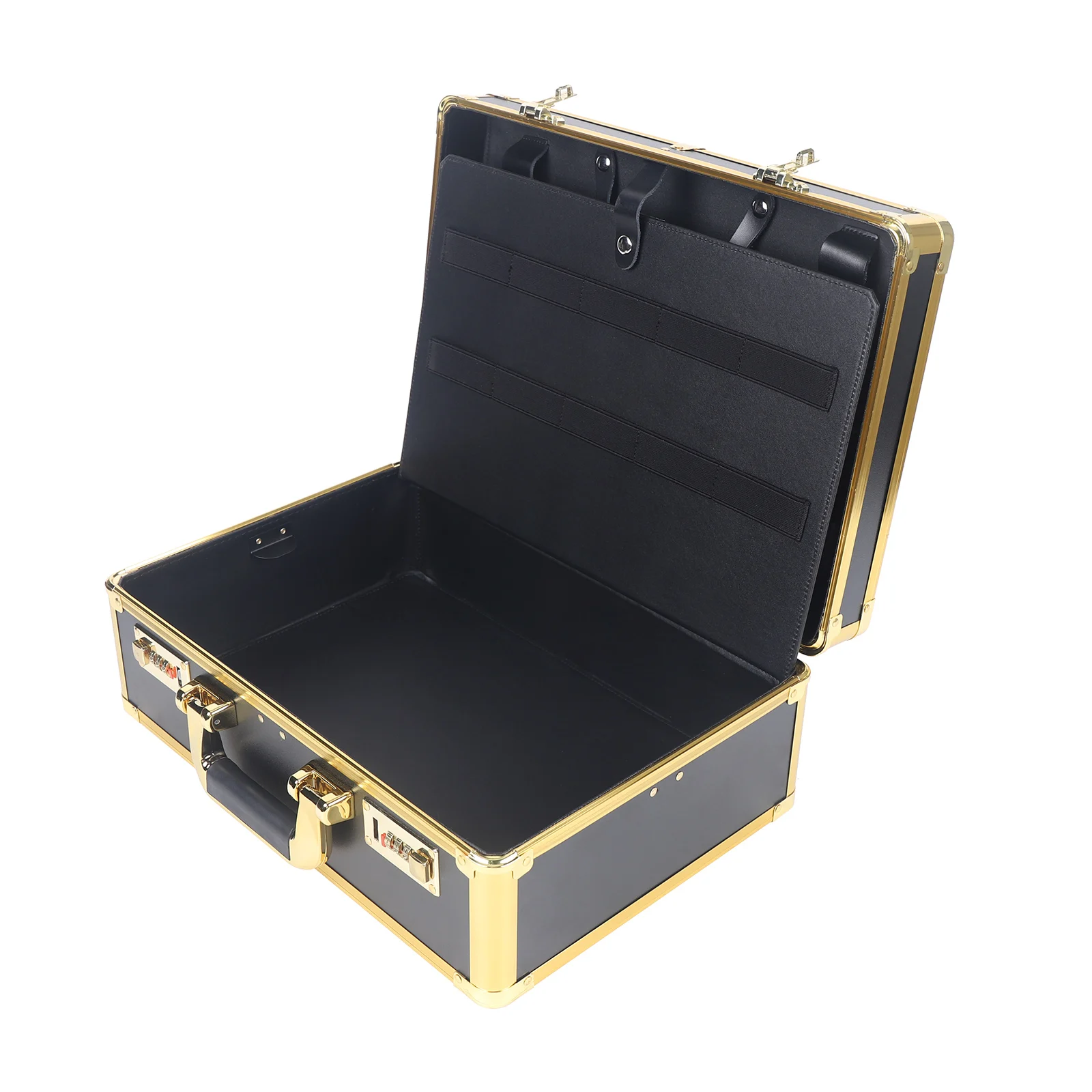 Grande Cabeleireiro Carry Toolbox, Case, Ouro, Salão, Beleza, Barber Tool Kits, Viagem