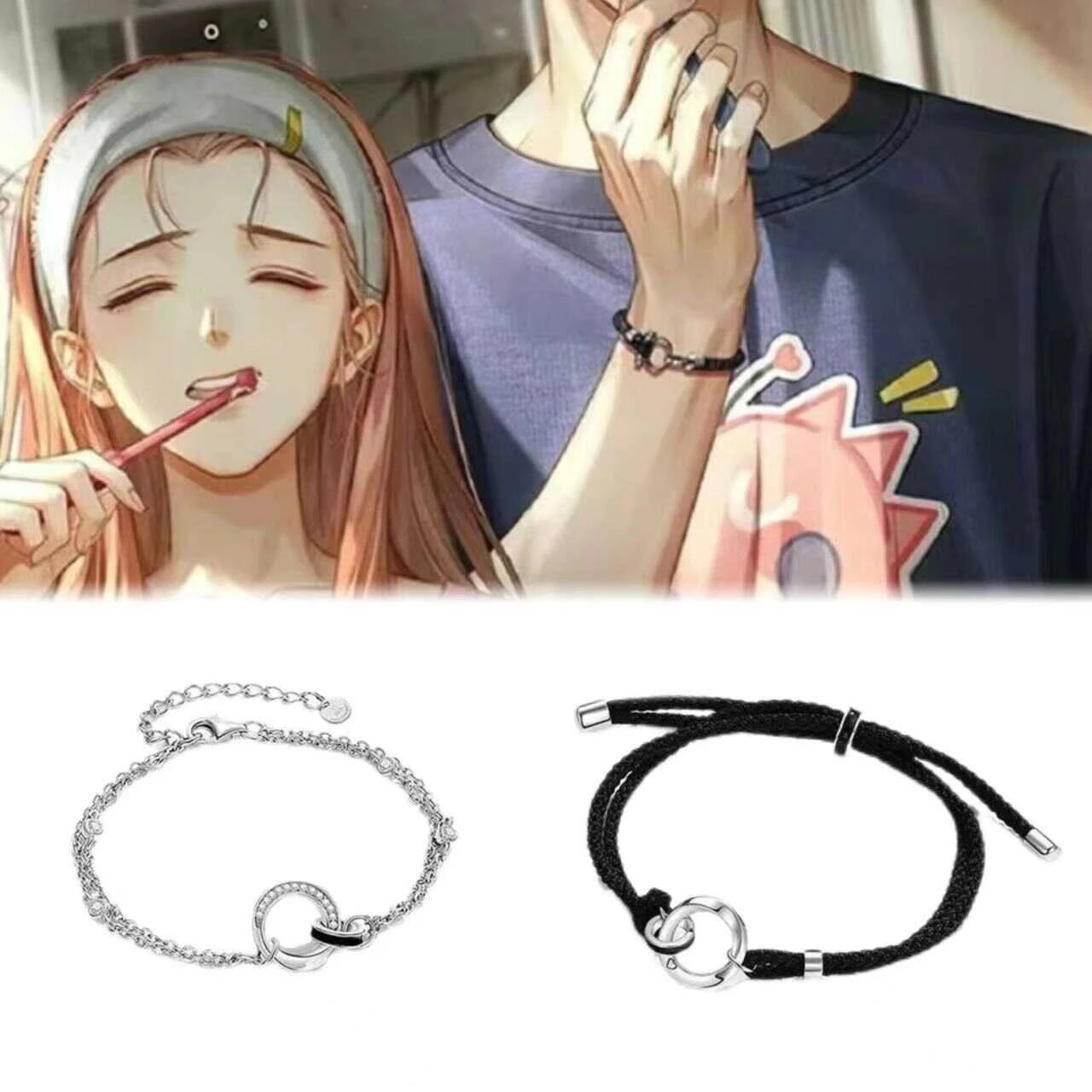 

Light and Night Osborn Cosplay Bracelet Cartoon s Anime Chain Cute Brace Lace Delicacy Hand Accessory