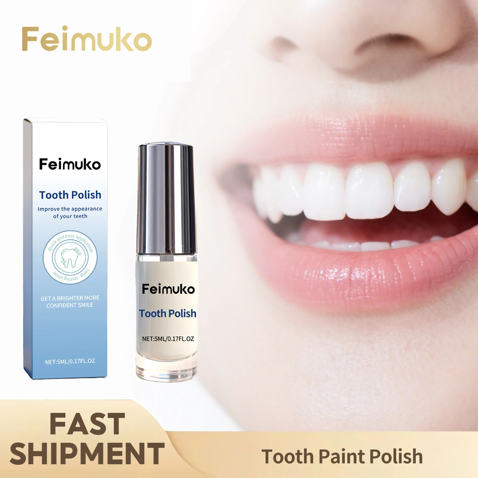 Teeth Whitening Paint Cleansing Plaque Stain Remove Tooth Pigments Brightening Yellow Teeth Fresh Breath Dental Bleaching Polish