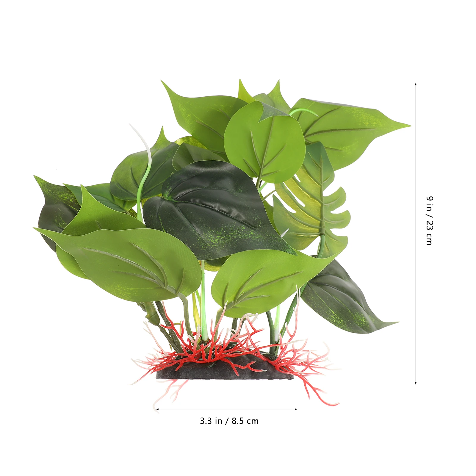 

Realistic Lifelike Fake Plant Decor Thickened Base Harmless Plastic Artificial Plants For Fish Tank Large Lifelike Ornament
