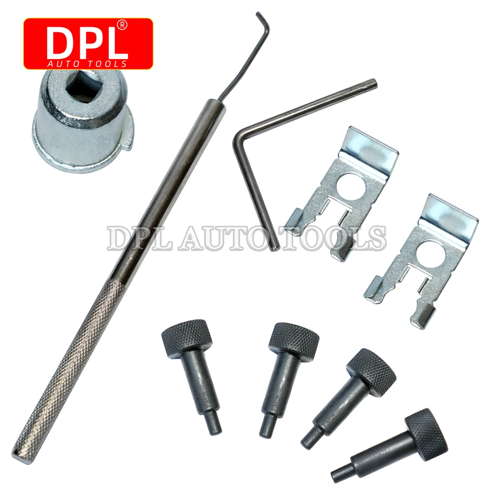 Herramienta de sincronización del motor, Llave de sujeción del cigüeñal, VAG 1,8, 2,0, TSI/TFSI, EA888, para VW, AUDI T10352, T40196, T40271,