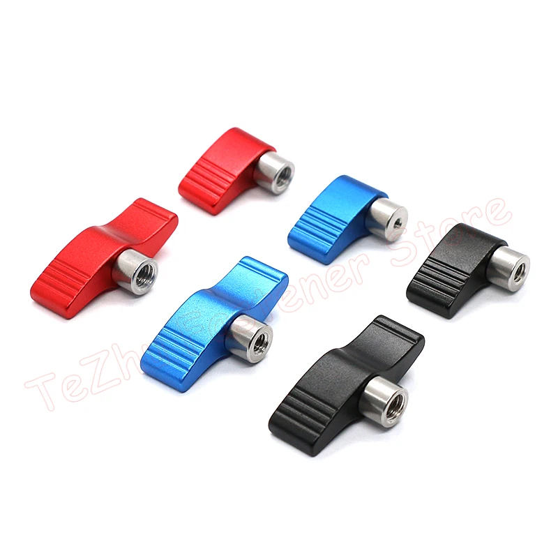 1pc M3 M4 M5 M6 Thumb Nut L-type / T-type Hand Tighten Nuts Handle Adjustable Butterfly Shape Nut for DSLR SLR Camera