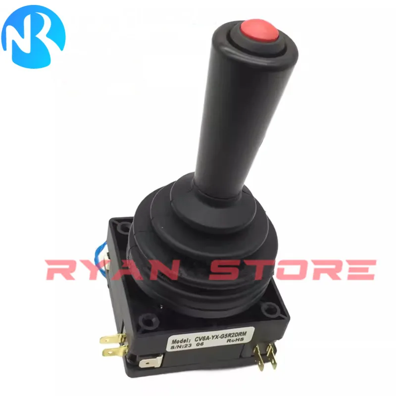 1PCS CV6A-YX-G5R2DRM large Switch Type Joystick Simulation Joystick Construction Machinery Equipment With Buttons CV6A YX F4R2G