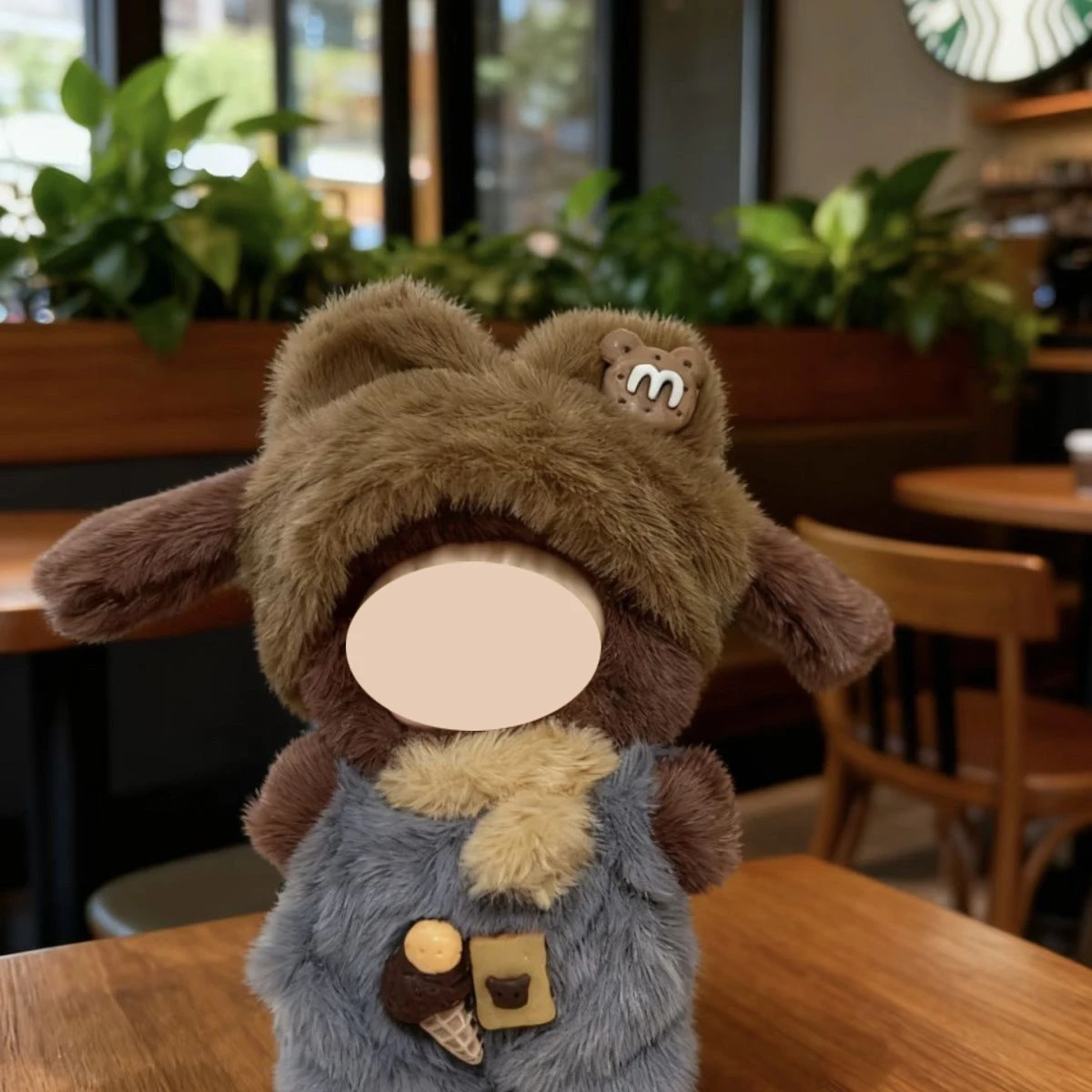 Puppe Kleidung Für Kaninchen Cartoon Vinyl Puppe 10cm Baumwolle Puppe Plüsch Puppe Cosplay Kostüm Requisiten Rucksack Anhänger Mädchen Weihnachten geschenke