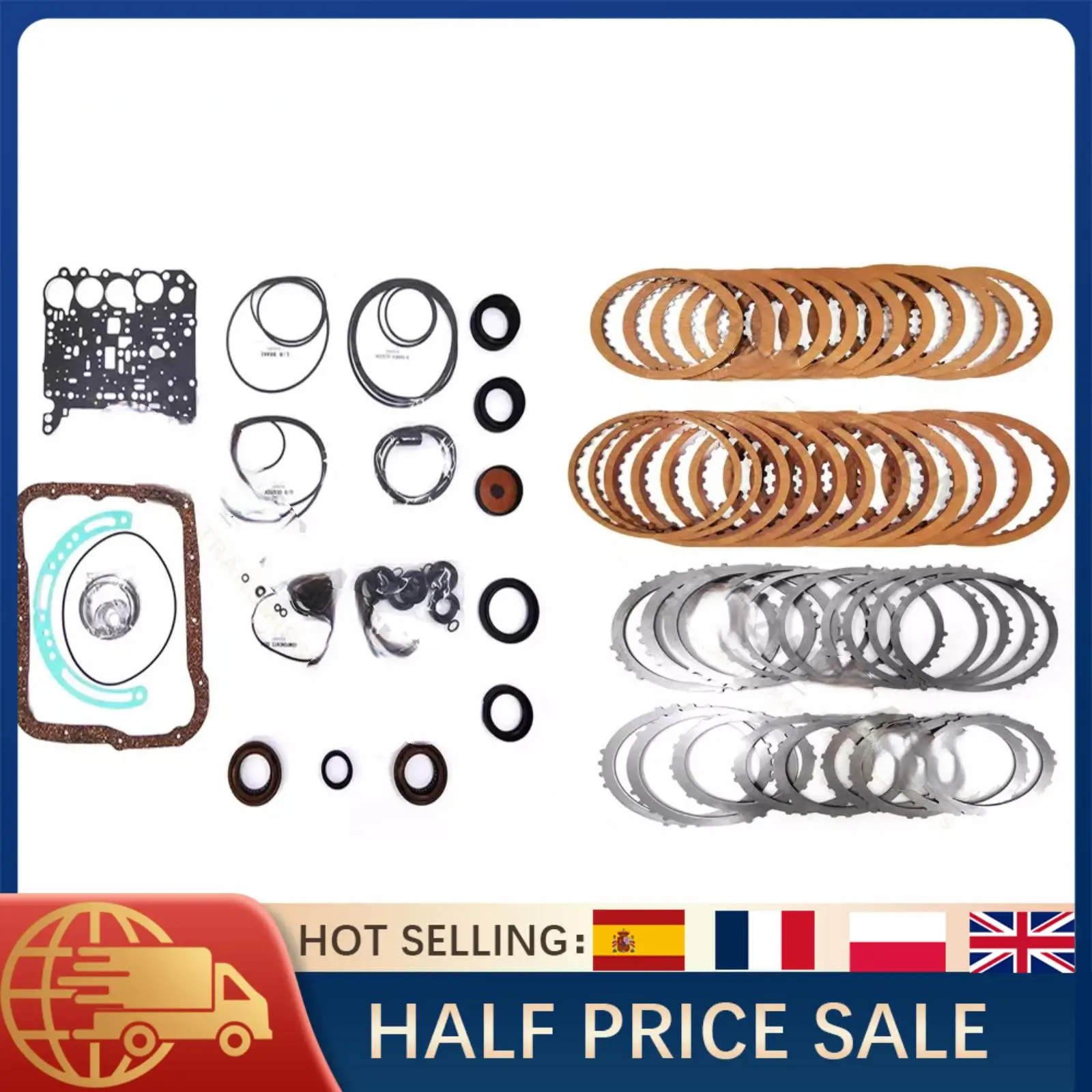 

F4A51 F4A52 Transmission Master Rebuild Kit Overhaul Fit For MITSUBISHI 1996-UP Gearbox Clutch Plates Seals Gaskets